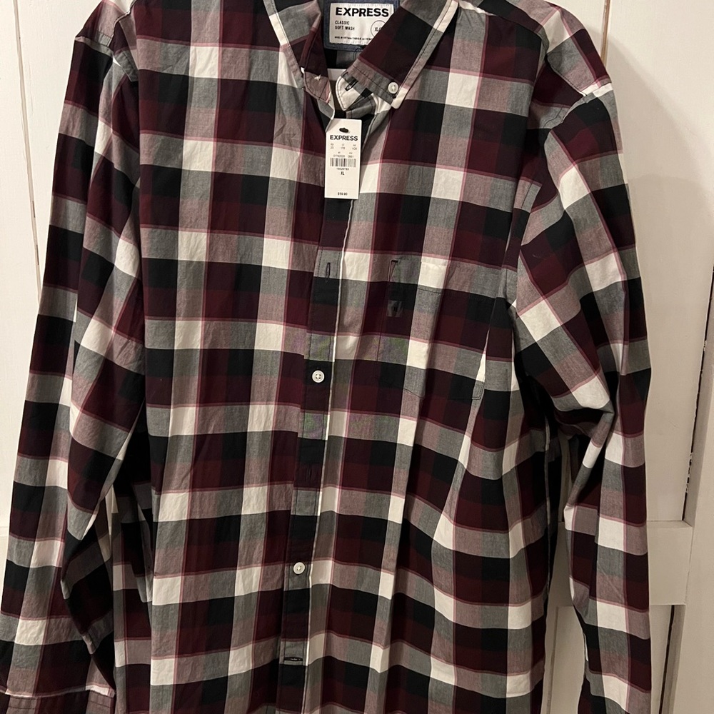 Mens button down, brand new. No rips or stains.